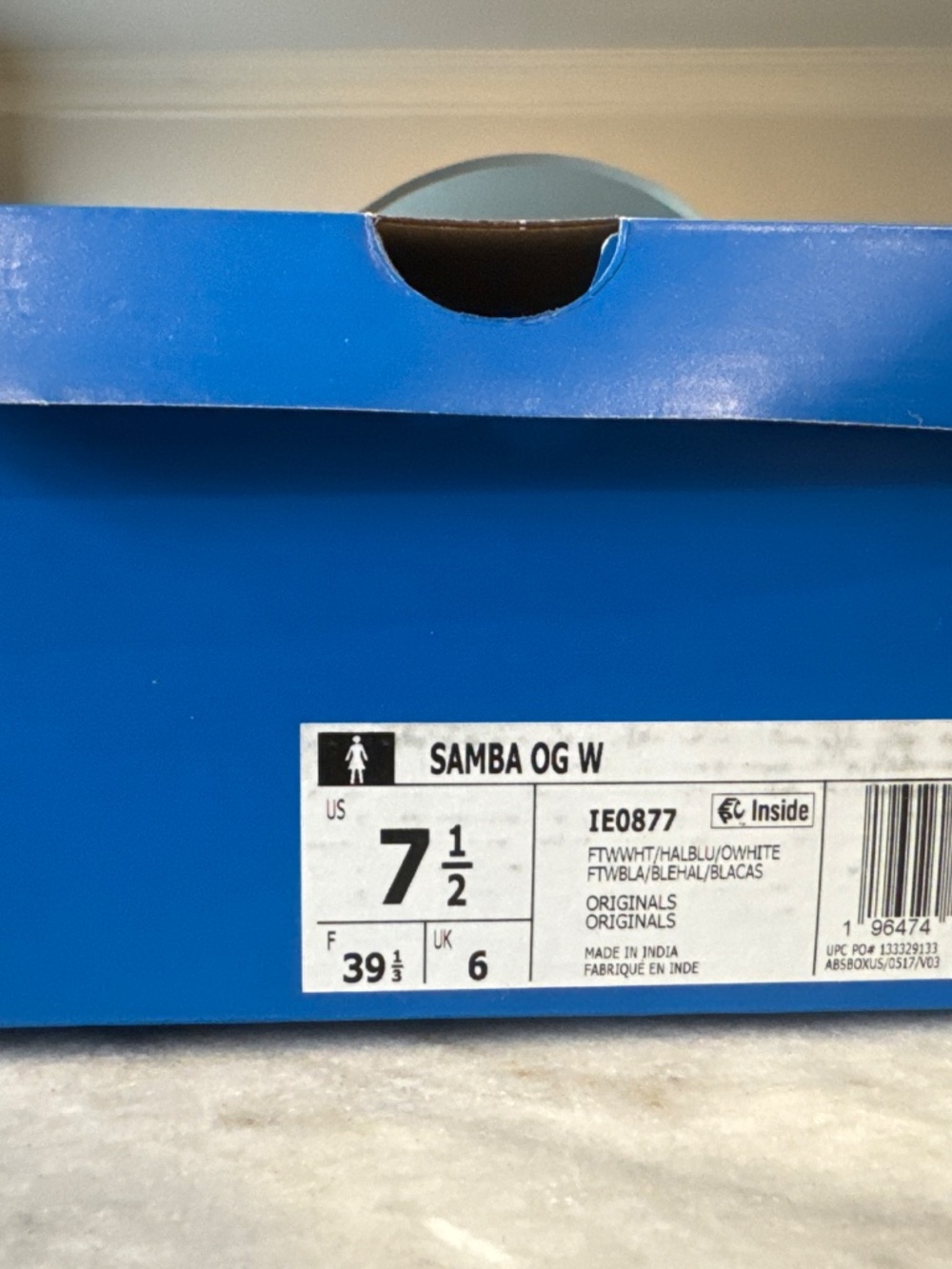 adidas SAMBA - light blue - Picture 5 of 5